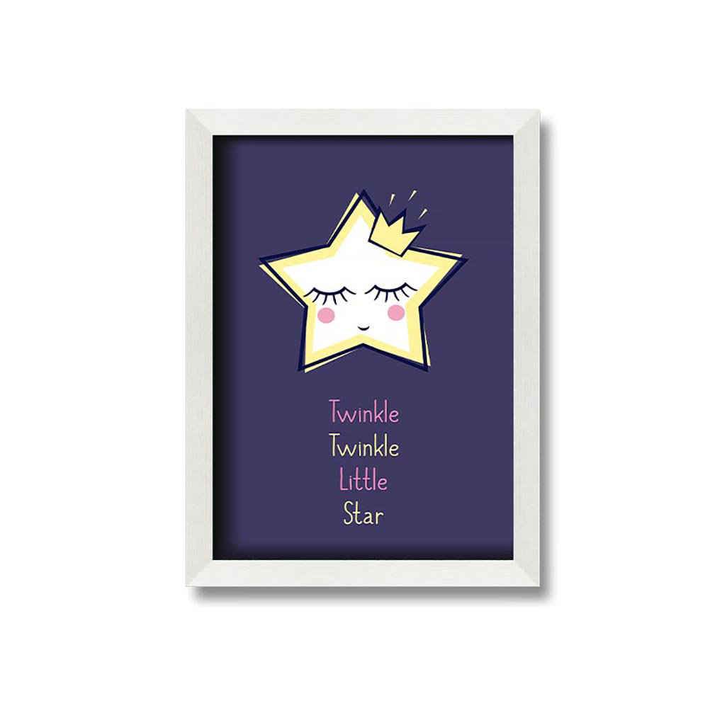 Twinkle Twinkle Gerahmter Druck Wandkunst