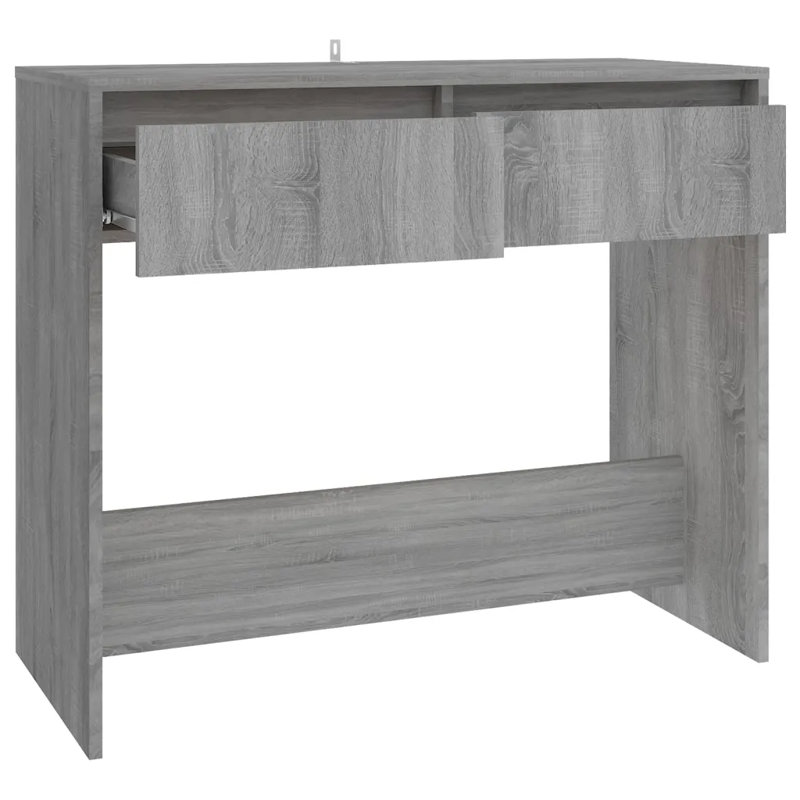 Isaish Console Table, 76.5cm H x 89cm W x 41cm D, Grey Sonoma