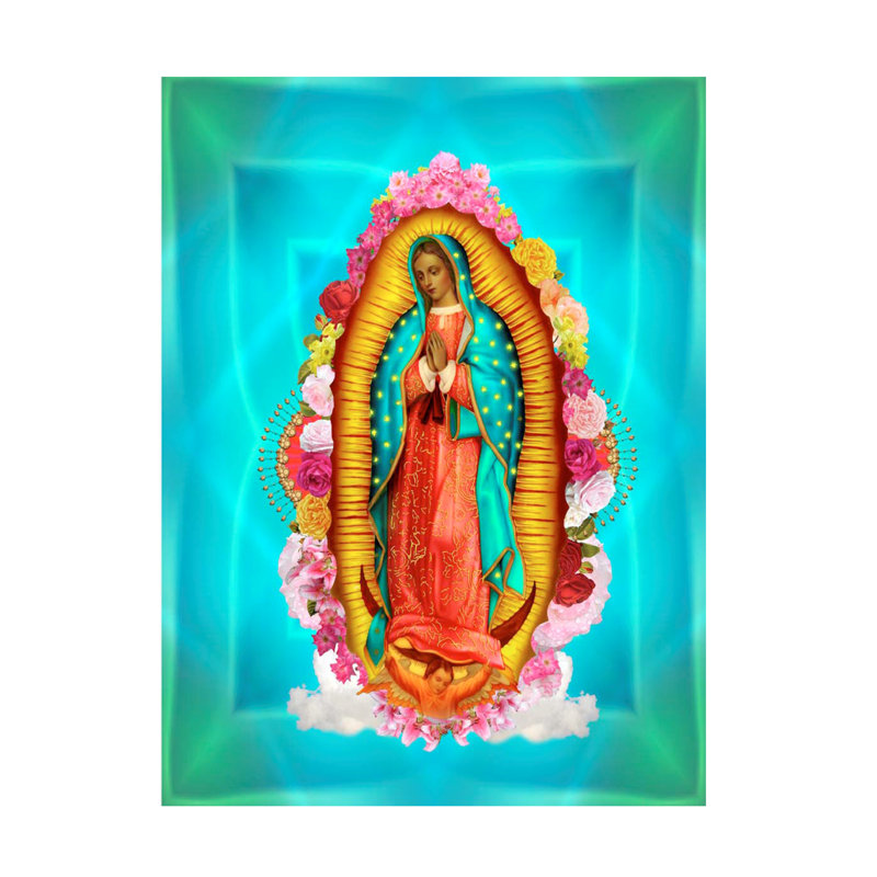 Art sur toile Marcus Jules Our Lady Of Guadalupe II, H 19 po x l 14 po