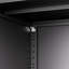 Armoire de rangement en métal noir avec 4 tablettes réglables, 69,12 po de hauteur, 3 verrouillables pour le garage et le bureau, finition de garde-manger de 71 po de hauteur, maison verrouillable
