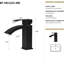 Single Handle Bathroom Faucet - Mid Arc Spout, Build, 2.36" Package Height 2.46 Lb-125170507