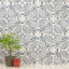 Amara 8 in. x 8 in. Encaustic Look Matte Porcelain Floor and Wall Tile-91710238