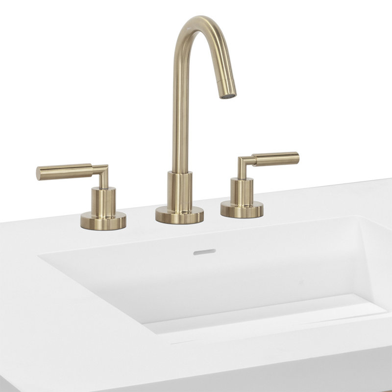 Pronto 36'' W Single Vanity, White, 3 Hole - 8" Centers, Matte White