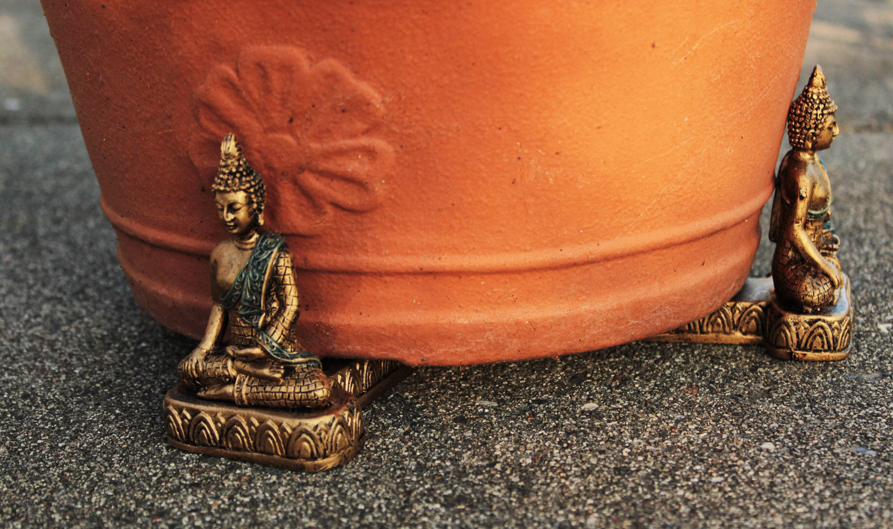 Bungalow Rose Derival Zen Poly-resin Buddha Pot Feet Or Planter Risers ...