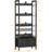 5-Tier Bookshelf, Tall Bookcase With 2 Storage Drawers-783543062