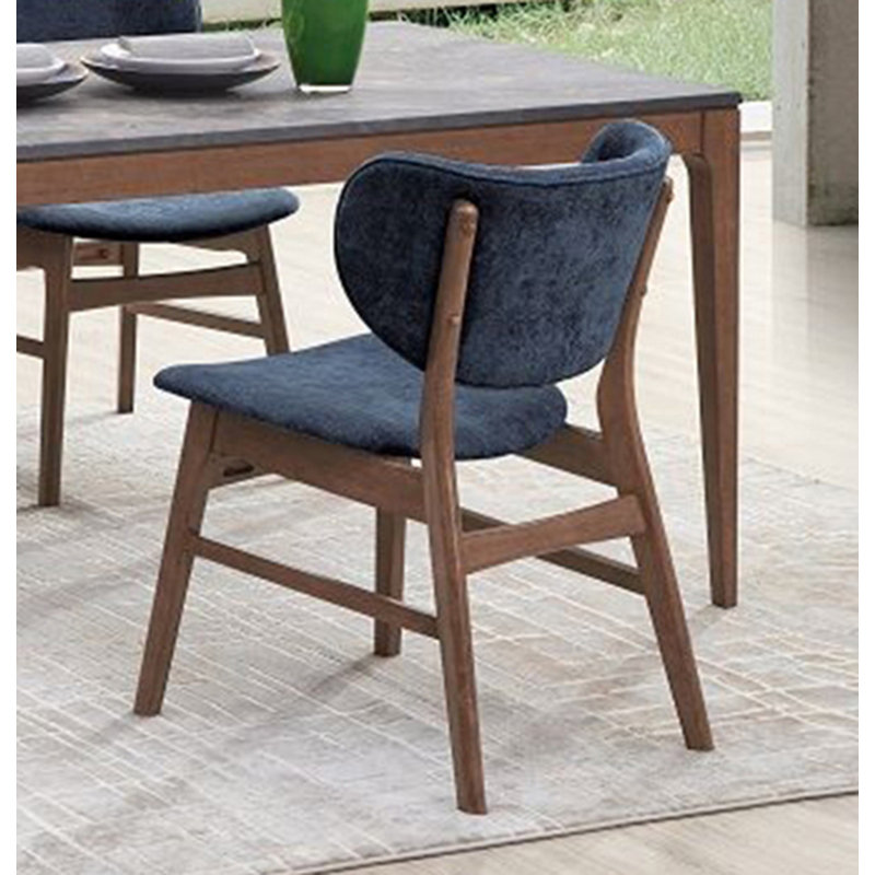 Wallden 4 - Person Four Leg Dining Set, Blue