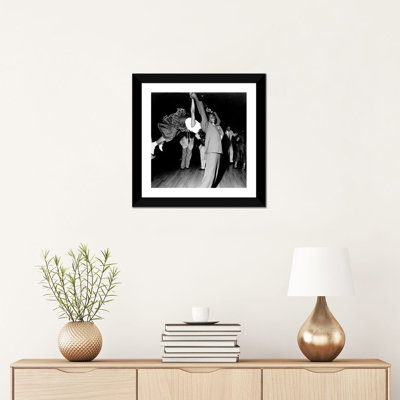 Couple dansant à la salle de bal Savoy, Harlem, 1947 - reproduction de photo
