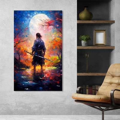 " Samurai, A Powerful Feudal Japan Military Caste " Painting Print