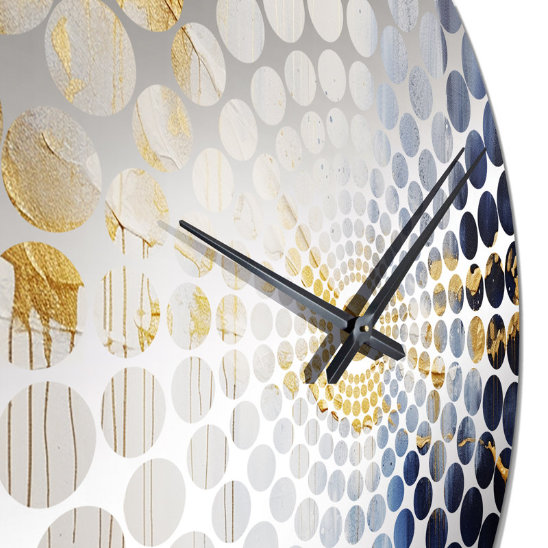 Sittig - Horloge murale peinture abstraite, Petit
