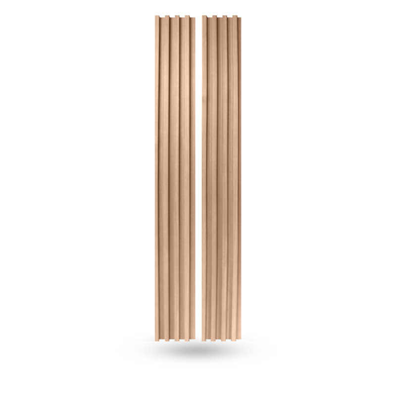 106” L x 6” W Shiplap Wood Wall Panelling, 3D Wall Panelling for Interior Wall Décor, Light Oak