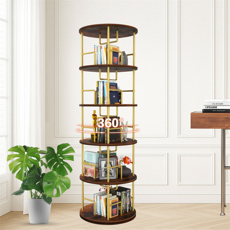 Bibliothèque rotative à 5 niveaux