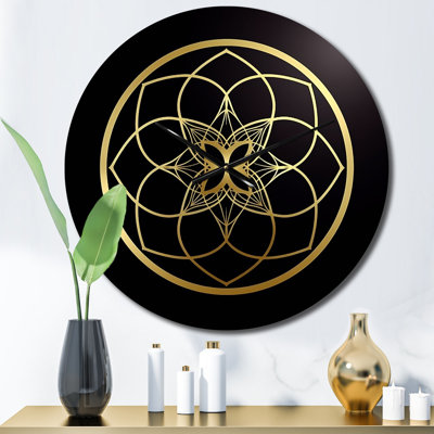 Horloge murale Sacred Geometric
