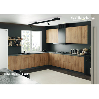 130'' W x 96'' H Medium Density Fiberboard (MDF) Kitchen Cabinet Set Ready-to-Assemble