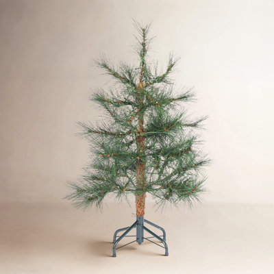 7.5' Pre-Lit Pine Christmas Tree