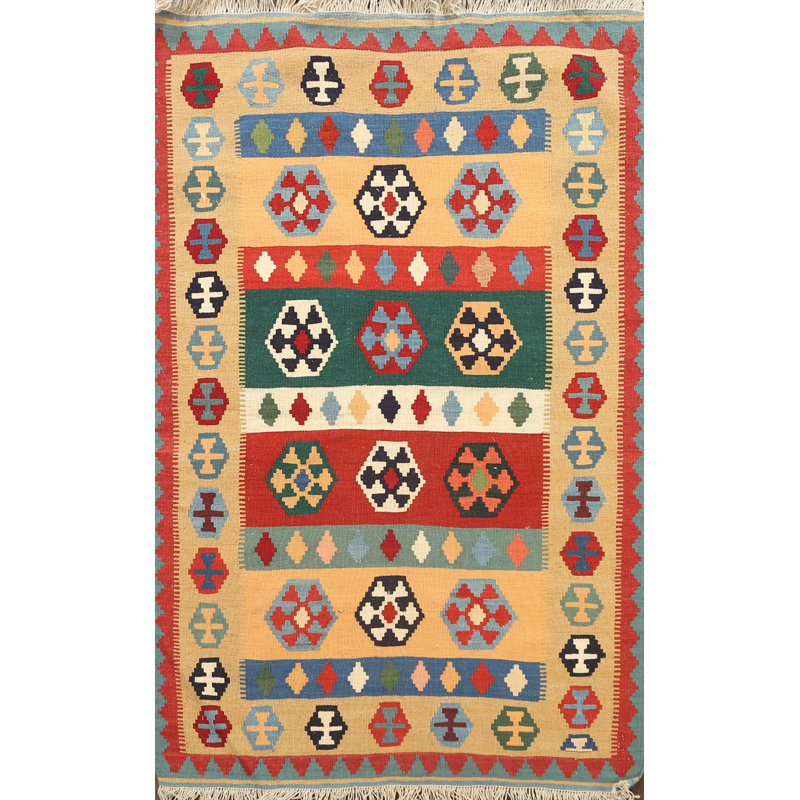 Tapis kilim South-Western Tribal 3 x 5