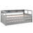Daybed In Gray - Twin Xl With 2 Trundles, 3 , & Option Wood Storage Charging Helpful-1979913609