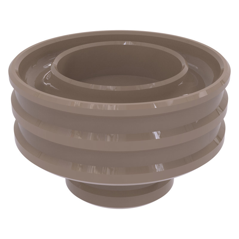 Photophore en laiton 1,75 po, Beige ombragé