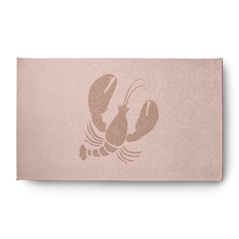 Tapis mauve à tissage plat Nautical Nights, Rectangle 3 pi x 5 pi
