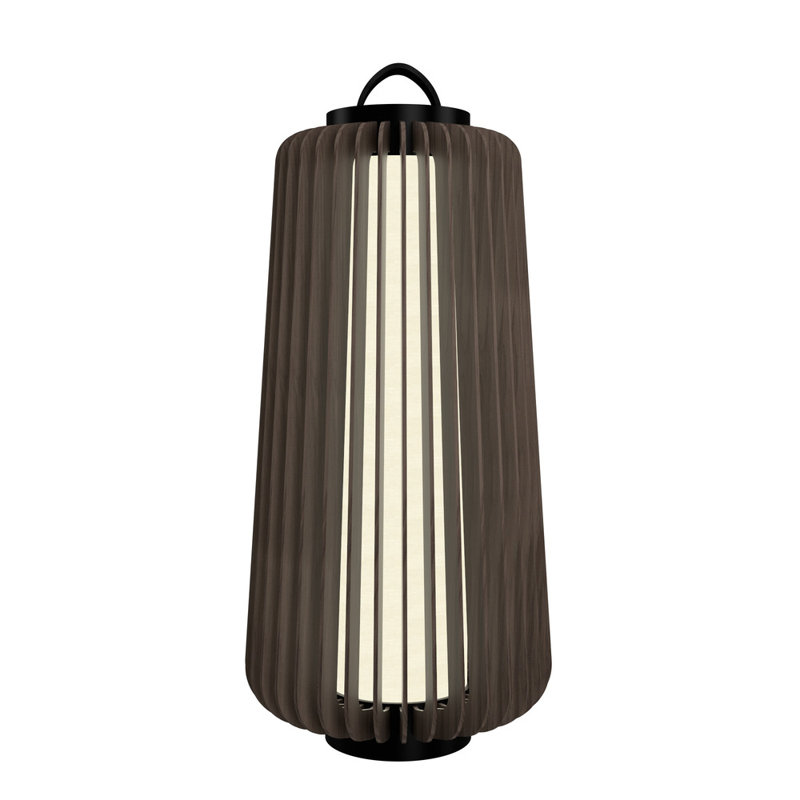 Stecche Di Legno Desk Table Lamp, American Walnut, 30.81" H x 14.04" W x 14.04" D