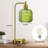 Green Glass Table Lamps With Usb A&C Ports Set Of 2 For Bedroom-1963739380-1963739383