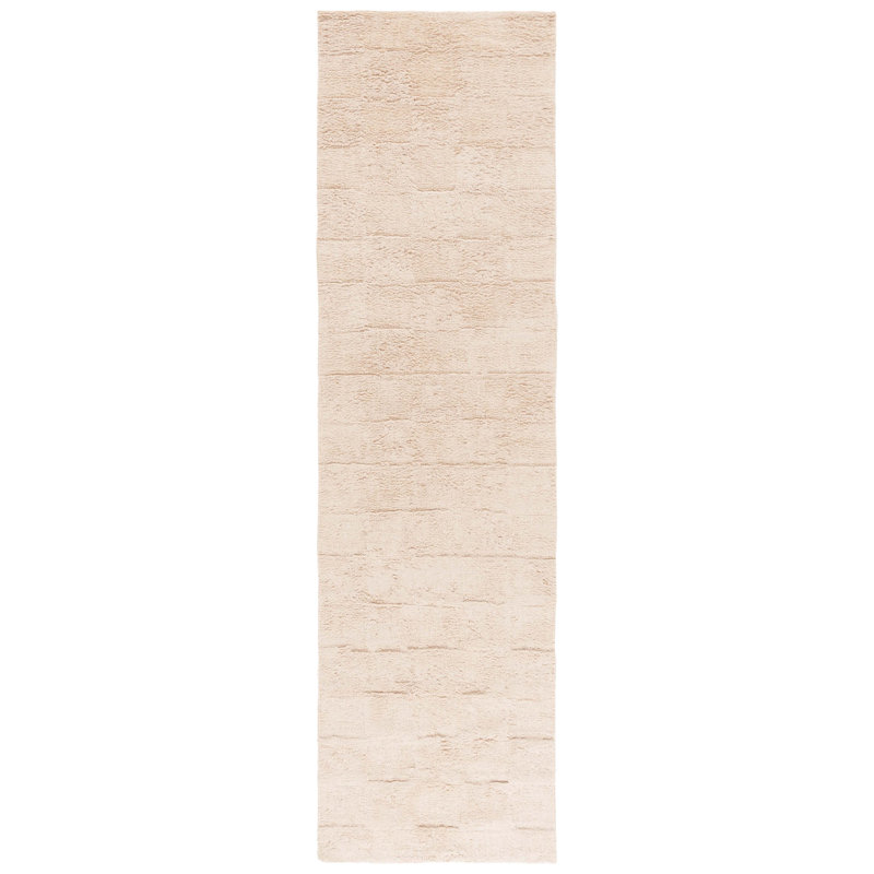 Tapis beige Easy Care 222, Tapis de couloir 2 pi 3 po x 9 pi