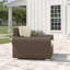Chaise de patio avec coussin Campion