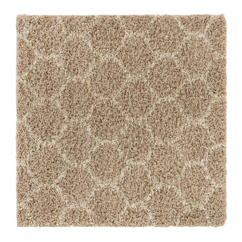 Geometric Indoor Rug, Square 4'