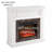 Fireplace Mantel (23" Fireplace Not Included) -White,41.34"W*14"D*40"H-1473453189