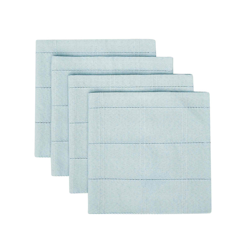 Izod Chadwick 4-Pack Napkin Set, Blue
