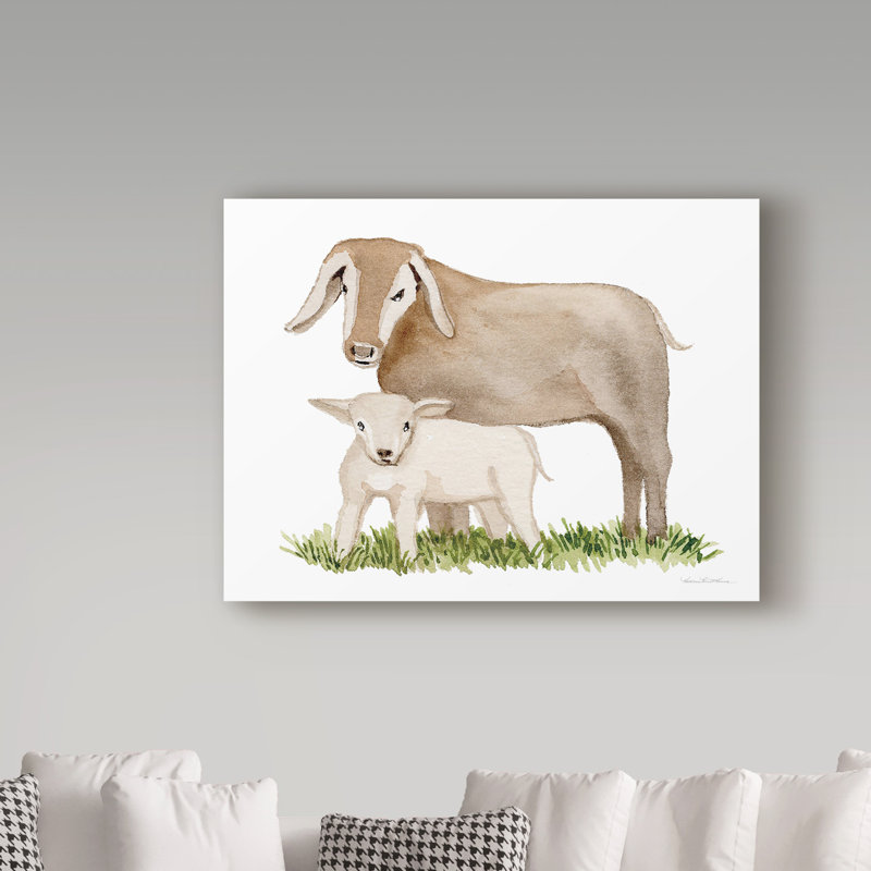 « life on the farm animal element ii », art sur toile, H 18 po x l 24 po x P 2 po