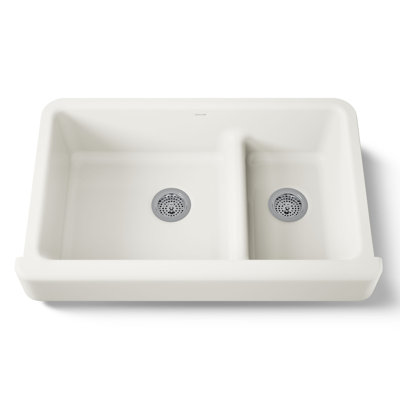 Whitehaven® 36" L x 22" W Double Basin Farmhouse/Apron Kitchen Sink