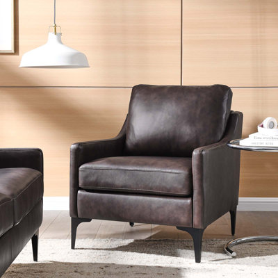 Modway Corland Leather Armchair