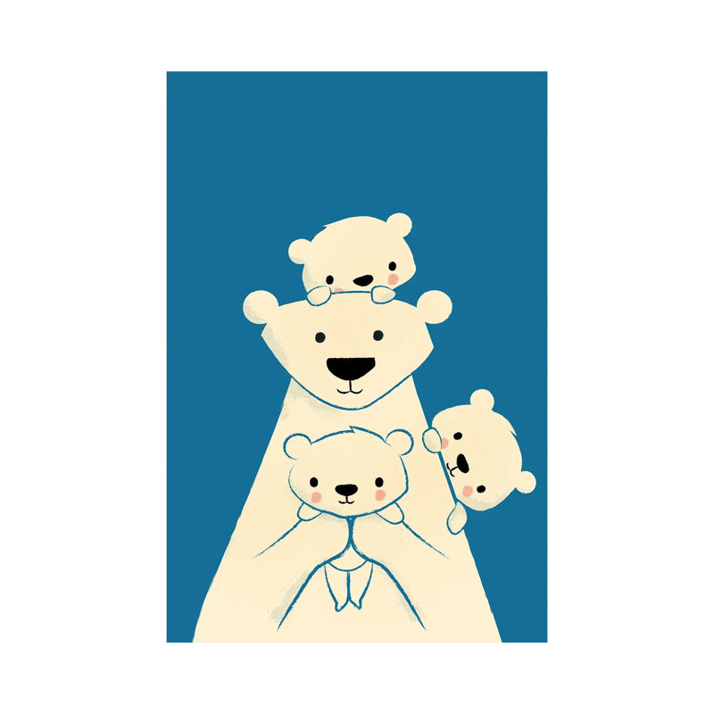 Papa Bear by Jay Fleck - Wrapped Canvas Print, 66.04 cm H x 45.72 cm W x 1.91 cm D