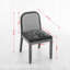 Ensemble de 2 chaises de salle à manger à dossier arqué en rotin.-1767968557-1767968555