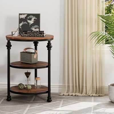 45.9cm W Solid Wood Bedside Table