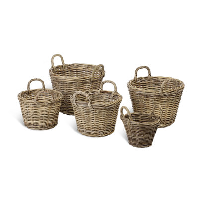 Bay Isle Home Storage Wicker Decorative Basket