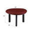 Table de bout rouge Eddie