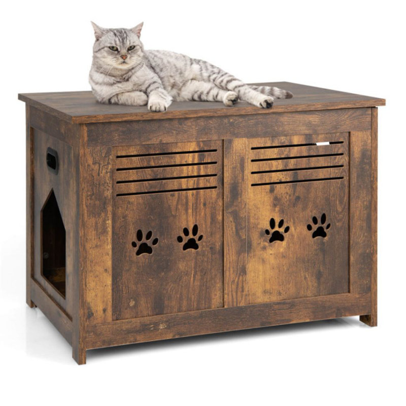 Banc de toilette en bois Dukinfield Tucker Murphy Pet ™