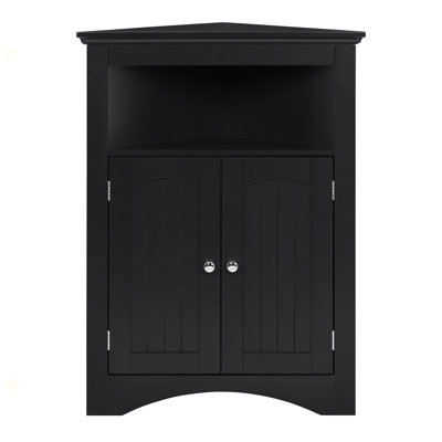 Sideboard Cabinet,Corner Cabinet,Bathroom Floor Corner Cabinet With Doors And Shelves, Kitchen, Living Room,Free Standing Storage Cabinet For Bathroom