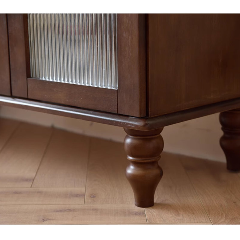 Meuble télé moderne brun, 86.61"