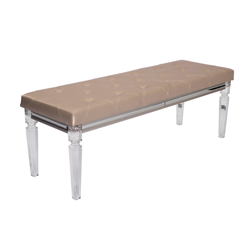 Ares Faux Leather Upholstered Bench