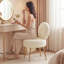Chaise de coiffeuse avec tabouret d'appoint Noehly-1984782758