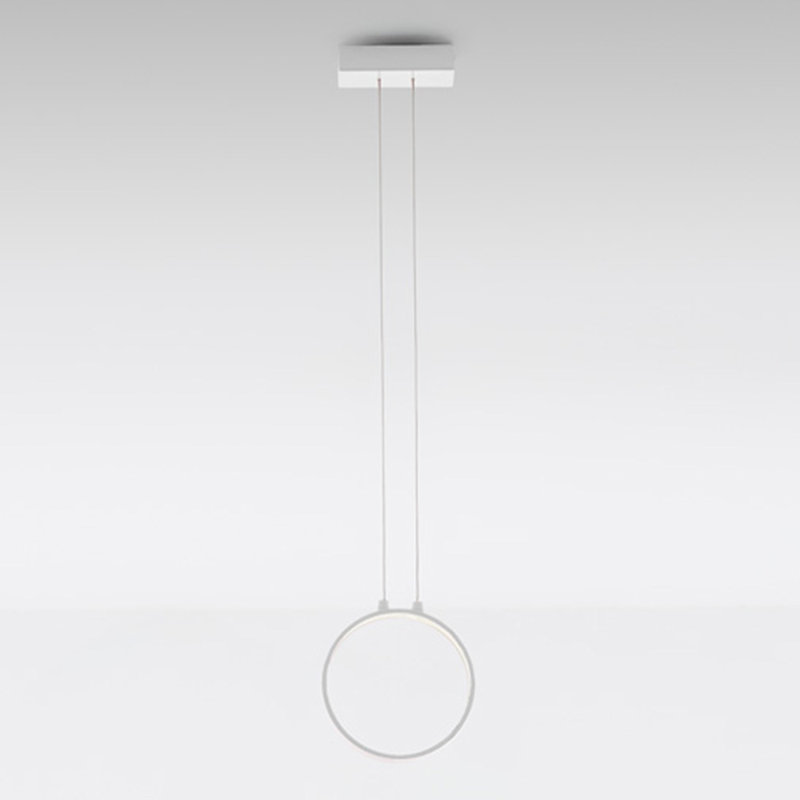Eclittica Mini White Aluminum LED Indoor/Outdoor Pendant