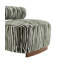 Fauteuil d'appoint sans accoudoirs pour le salon