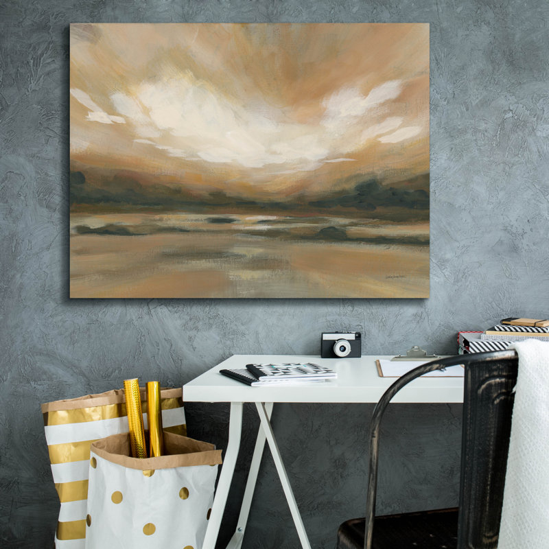 "Auburn Falls" par Haley Knighten, art mural sur toile, 34 po x 26 po