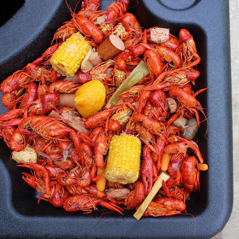 Bayou classic® 300-444-table de fruits de mer/d’événements