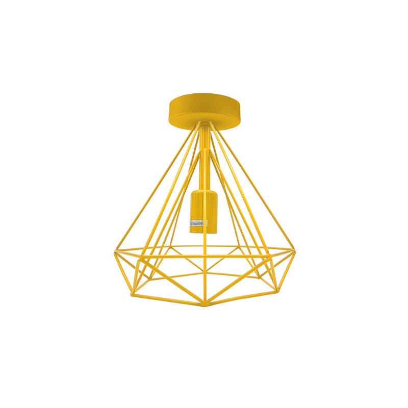 Akim Flush Mount, Yellow