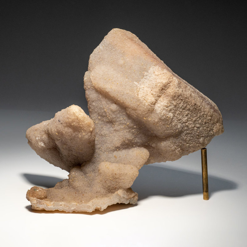 Calcédoine pseudomorph d'après calcite d'Aurangabad, Maharashtra, Inde
