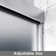 58'' - 60'' W x 57.38'' H Bypass Semi-Frameless Tub Door with Frosted Glass