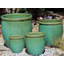 Grand pot de fleurs en céramique émaillée sans décoration - Intérieur/Extérieur-1668248057-1668248058